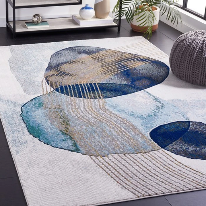 Safavieh Art Studio ASD112 Ivory / Black 8' X 10' Rectangle Area Rug