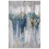 Safavieh Art Studio ASD114 Light Grey / Blue 4' X 6' Rectangle Area Rug