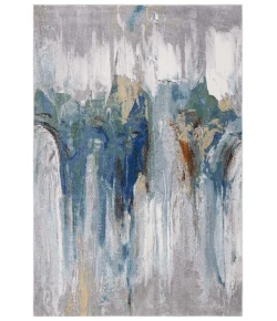 Safavieh Art Studio ASD114 Light Grey / Blue 3' X 5' Rectangle Area Rug