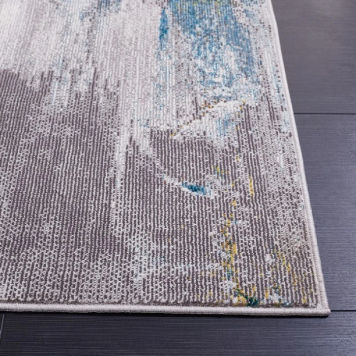 Safavieh Art Studio ASD114 Light Grey / Blue 4' X 6' Rectangle Area Rug