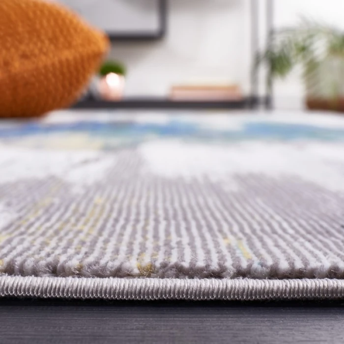 Safavieh Art Studio ASD114 Light Grey / Blue 4' X 6' Rectangle Area Rug