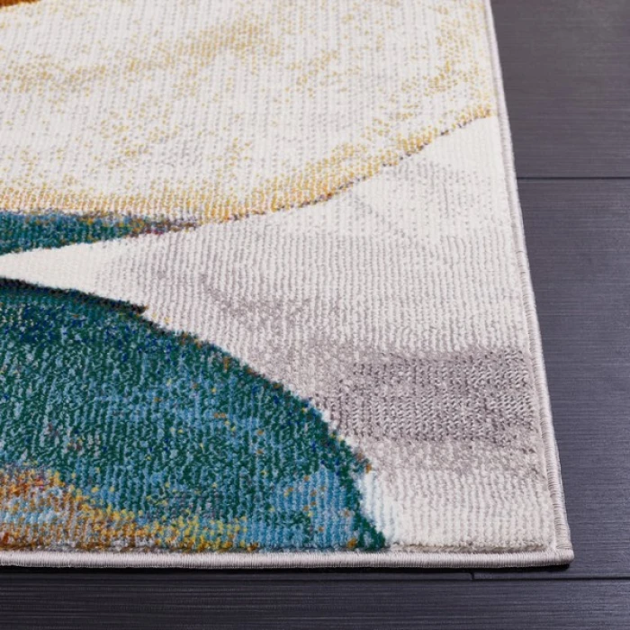 Safavieh Art Studio ASD116 Ivory / Rust 4' X 6' Rectangle Area Rug