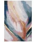Safavieh Art Studio ASD122 Ivory / Rust 5'-1" X 7'-6" Rectangle Area Rug