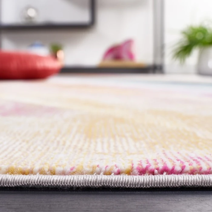 Safavieh Art Studio ASD122 Ivory / Rust 5'-1" X 7'-6" Rectangle Area Rug