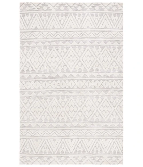 Safavieh Audrey AUD104 Grey / Ivory 4' X 6' Rectangle Area Rug