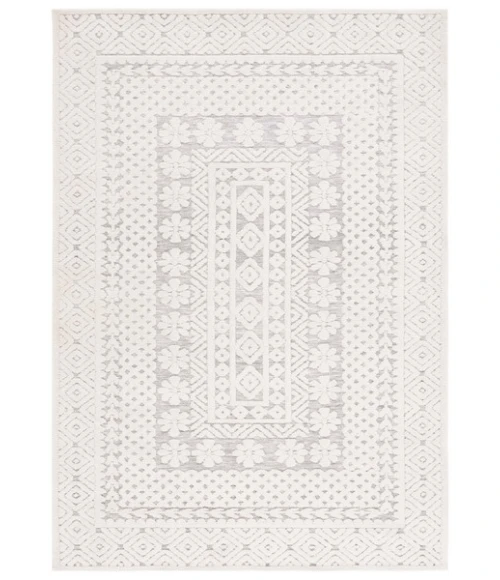 Safavieh Audrey AUD105 Grey / Ivory 5'-0" x 7'-0" Rectangle Area Rug
