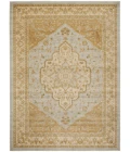 Safavieh Austin AUS1580 Light Grey / Gold 9'-6" X 13' Rectangle Area Rug