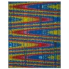 Safavieh Aztec AZT203 Blue / Multi 5'-1" X 7'-6" Rectangle Area Rug