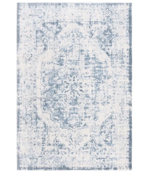 Safavieh Baltimore BAL850 Light Grey / Blue 4' X 6' Rectangle Area Rug