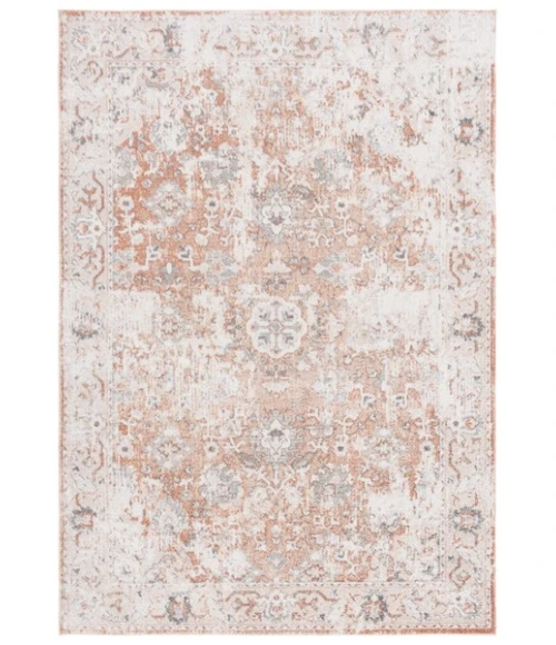 Safavieh Baltimore BAL852 Ivory / Rust 5'-3" X 7'-6" Rectangle Area Rug