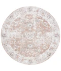 Safavieh Baltimore BAL852 Ivory / Rust 6'-7" X 6'-7" Round Area Rug