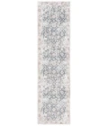 Safavieh Baltimore BAL852 Light Grey / Blue 2'-2" X 8' Runner Area Rug