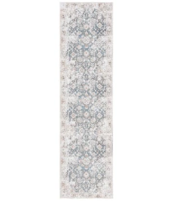 Safavieh Baltimore BAL852 Light Grey / Blue 2'-2" X 8' Runner Area Rug