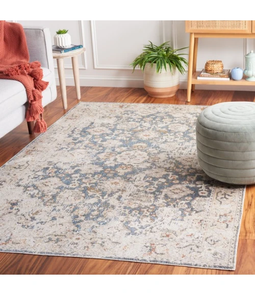 Safavieh Baltimore BAL852 Light Grey / Blue 9' X 12' Rectangle Area Rug