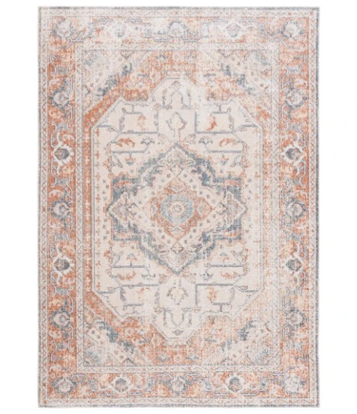 Safavieh Baltimore BAL854 Beige / Rust 5'-3" X 7'-6" Rectangle Area Rug