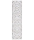 Safavieh Baltimore BAL854 Light Grey / Rust 2'-2" X 8' Runner Area Rug