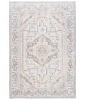 Safavieh Baltimore BAL854 Light Grey / Rust 5'-3" X 7'-6" Rectangle Area Rug