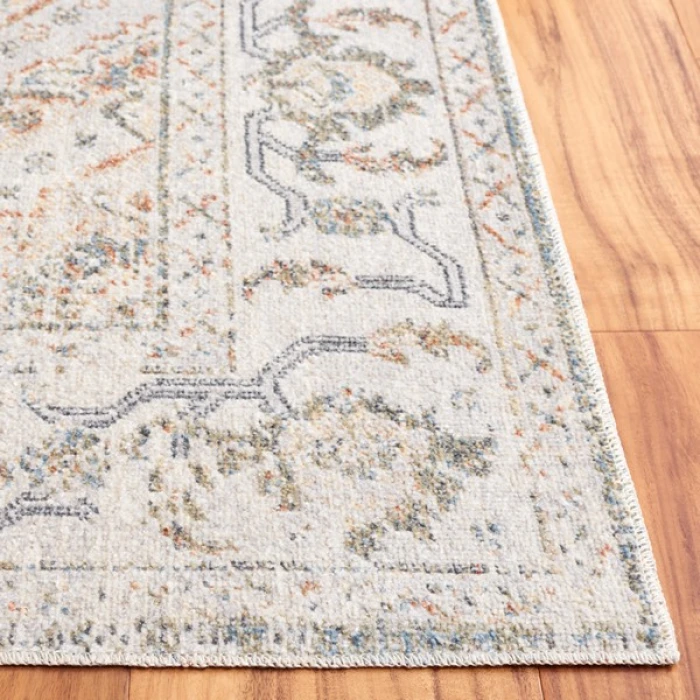 Safavieh Baltimore BAL854 Light Grey / Rust 9' X 12' Rectangle Area Rug
