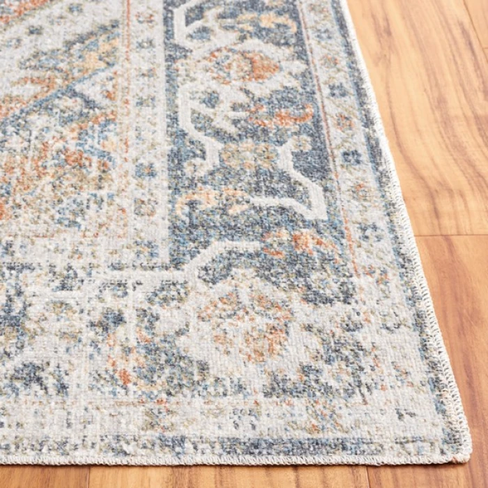 Safavieh Baltimore BAL854 Light Grey / Blue 4' X 6' Rectangle Area Rug