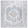 Safavieh Baltimore BAL854 Light Grey / Blue 6'-7" X 6'-7" Square Area Rug