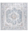 Safavieh Baltimore BAL854 Light Grey / Blue 6'-7" X 6'-7" Square Area Rug