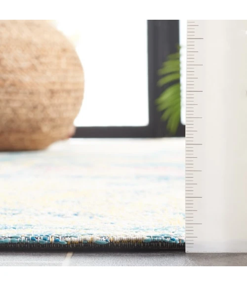 Safavieh Barbados BAR512 Light Blue / Ivory 8'-0" x 10'-5" Rectangle Area Rug