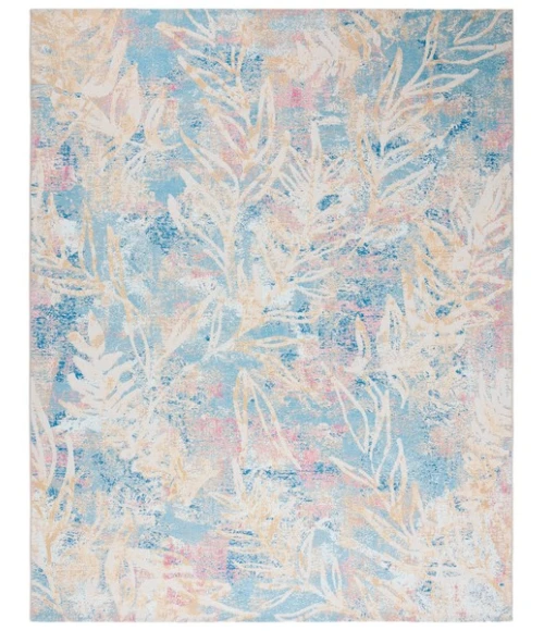 Safavieh Barbados BAR512 Light Blue / Ivory 8'-0" x 10'-5" Rectangle Area Rug