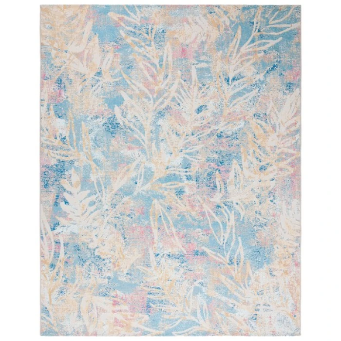 Safavieh Barbados BAR512 Light Blue / Ivory 8'-0" x 10'-5" Rectangle Area Rug