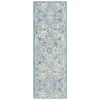 Safavieh Barbados BAR513 Ivory / Light Blue 2'-8" X 8' Runner Area Rug
