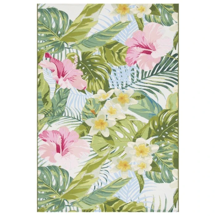 Safavieh Barbados BAR516 Green / Pink 9'-10" x 12'-5" Rectangle Area Rug