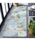 Safavieh Barbados BAR522 Light Blue / Green 2'-8" x 10'-5" Runner Area Rug