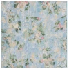 Safavieh Barbados BAR522 Light Blue / Green 6'-6" x 6'-6"Square Square Area Rug