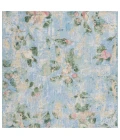 Safavieh Barbados BAR522 Light Blue / Green 6'-6" x 6'-6"Square Square Area Rug