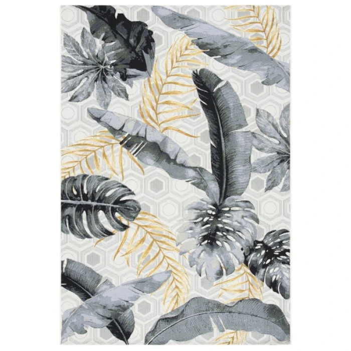 Safavieh Barbados BAR524 Grey / Gold 9'-10" x 12'-5" Rectangle Area Rug