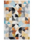 Safavieh Barbados BAR539 Ivory Black / Blue Rust 5'-3" X 7'-6" Rectangle Area Rug