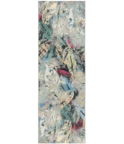 Safavieh Barbados BAR542 Black Green / Pink 2'-8" X 8' Runner Area Rug