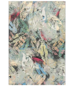 Safavieh Barbados BAR542 Black Green / Pink 4' X 6' Rectangle Area Rug