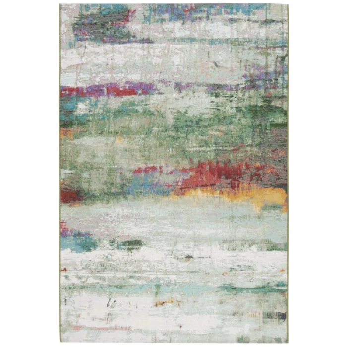 Safavieh Barbados BAR545 Green / Blue Purple 4' X 6' Rectangle Area Rug