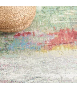 Safavieh Barbados BAR545 Green / Blue Purple 9'-10" x 12'-5" Rectangle Area Rug