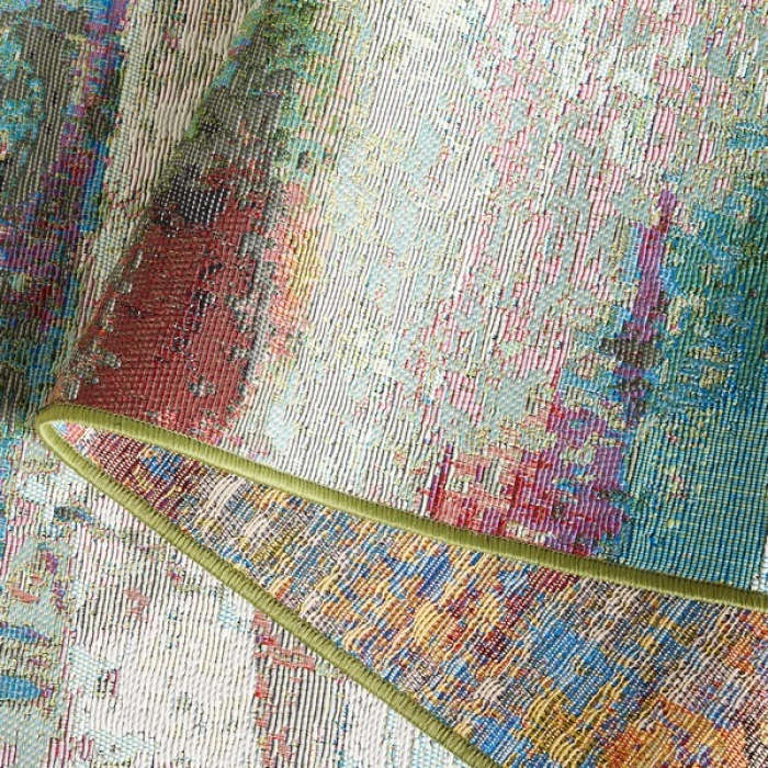 Safavieh Barbados BAR545 Green / Blue Purple 4' X 6' Rectangle Area Rug