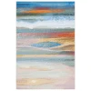 Safavieh Barbados BAR585 Light Blue / Pink 5'-3" X 7'-6" Rectangle Area Rug