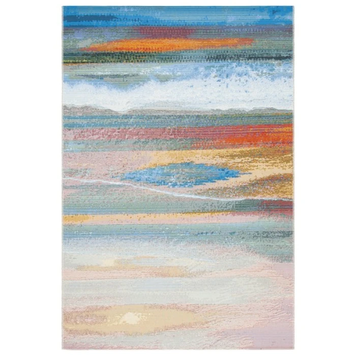 Safavieh Barbados BAR585 Light Blue / Pink 9'-10" x 12'-5" Rectangle Area Rug