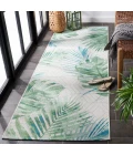 Safavieh Barbados BAR590 Green / Teal 2'-8" X 8' Runner Area Rug