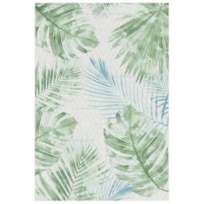 Safavieh Barbados BAR590 Green / Teal 9'-10" x 12'-5" Rectangle Area Rug