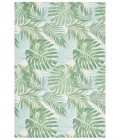 Safavieh Barbados BAR592 Green / Teal 5'-3" X 7'-6" Rectangle Area Rug