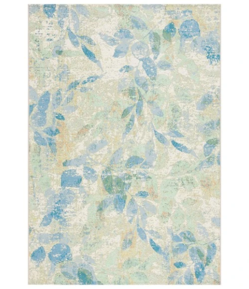 Safavieh Barbados BAR594 Blue / Ivory 5'-3" X 7'-6" Rectangle Area Rug