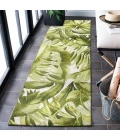 Safavieh Barbados BAR598 Ivory / Green 2'-8" x 10'-5" Runner Area Rug