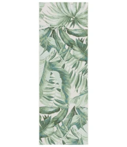 Safavieh Barbados BAR598 Green / Teal 2'-8" X 8' Runner Area Rug