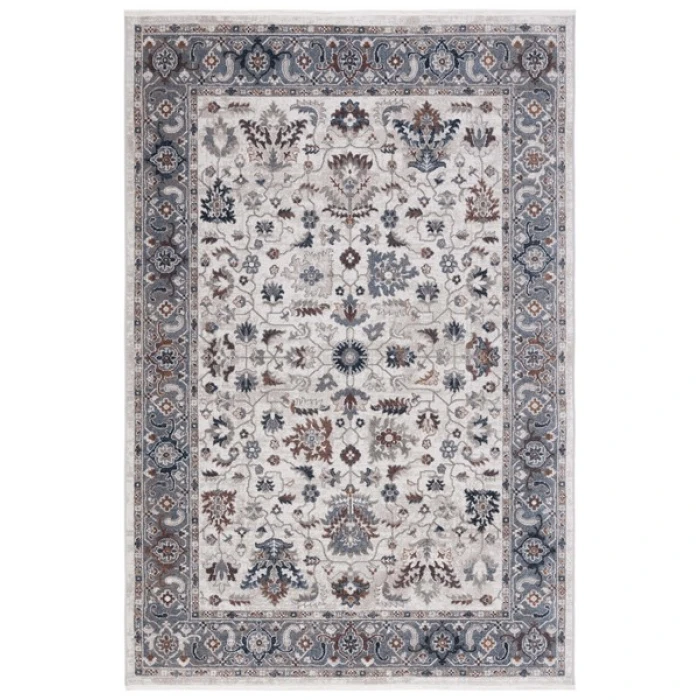 Safavieh Bayside BAY100 Grey / Blue 5'-3" X 7'-6" Rectangle Area Rug