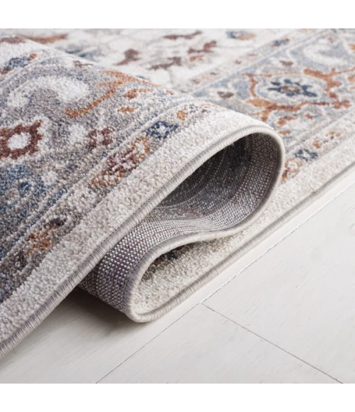 Safavieh Bayside BAY100 Grey / Blue 6'-7" X 6'-7" Square Area Rug